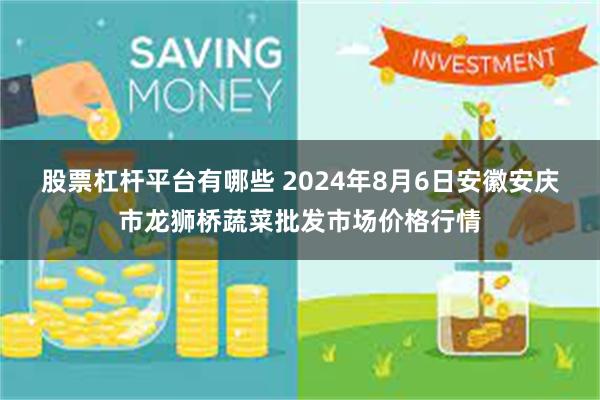 股票杠杆平台有哪些 2024年8月6日安徽安庆市龙狮桥蔬菜批发市场价格行情