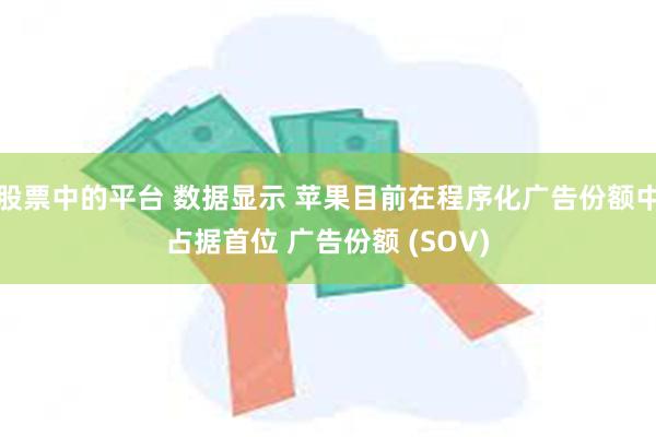 股票中的平台 数据显示 苹果目前在程序化广告份额中占据首位 广告份额 (SOV)