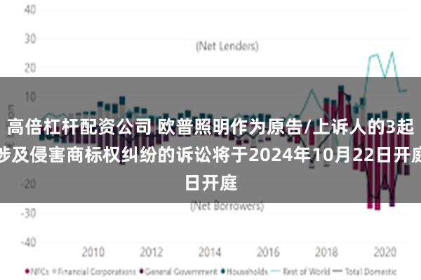 高倍杠杆配资公司 欧普照明作为原告/上诉人的3起涉及侵害商标权纠纷的诉讼将于2024年10月22日开庭