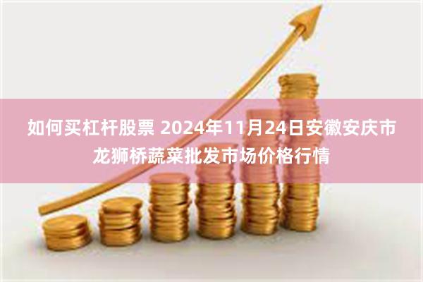 如何买杠杆股票 2024年11月24日安徽安庆市龙狮桥蔬菜批发市场价格行情