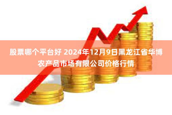 股票哪个平台好 2024年12月9日黑龙江省华博农产品市场有限公司价格行情